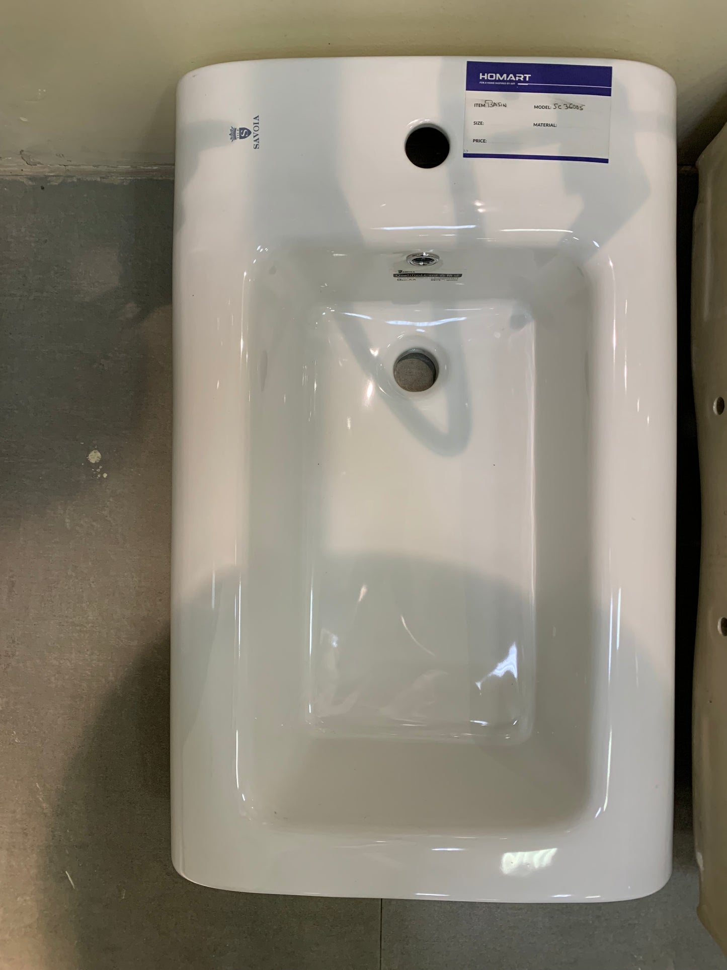 Savola rectangular basin