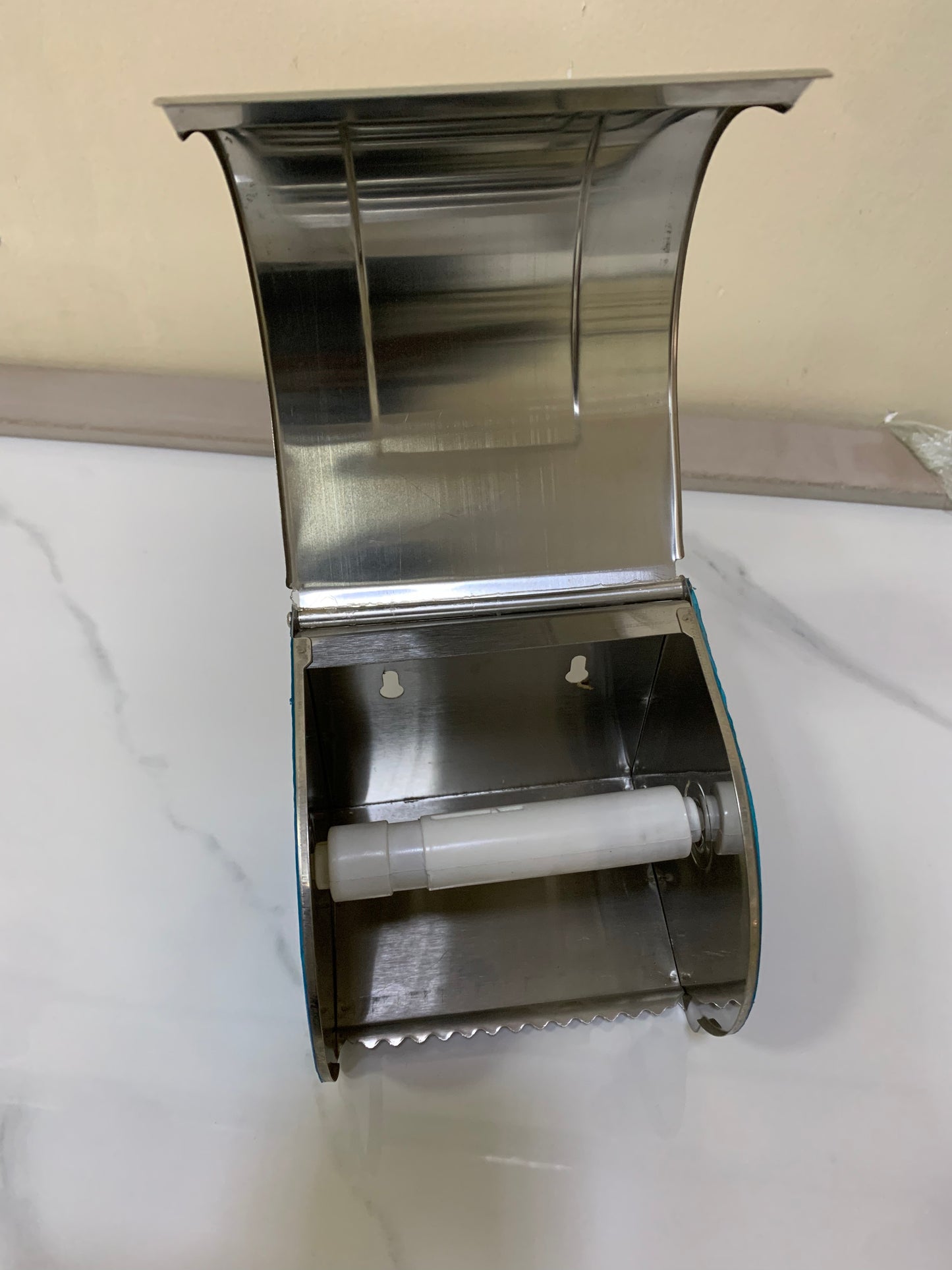 Wall Mount Toilet Roll Holder Stainless Steel with a cover