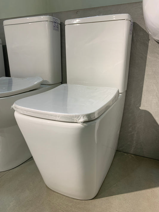 White square like design toilets