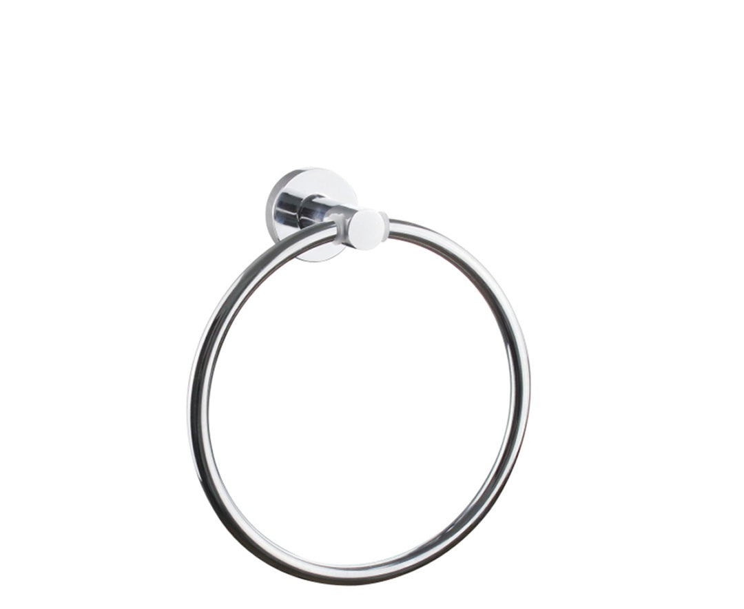 chrome coated towel ring